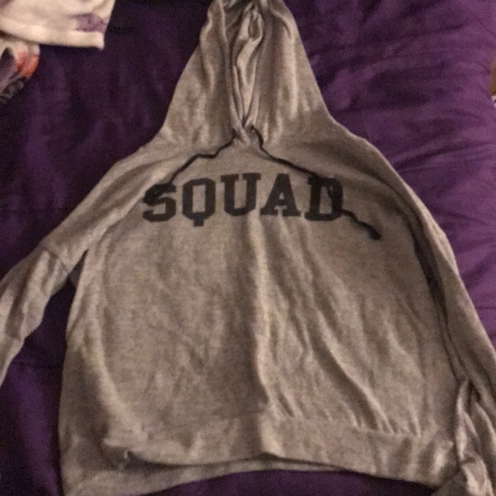 grey Squad hoodie